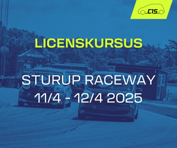 Licenskursus 11-12. april inkl. C1S Racer